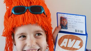 DIY Despicable Me costumes: Lucy Wilde's wig and accessories