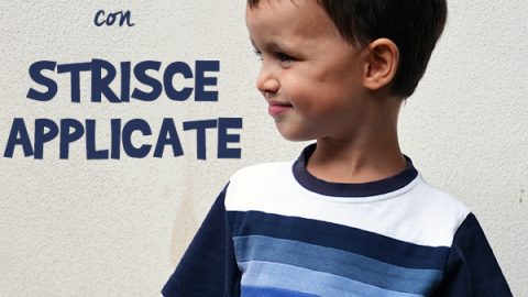 Tutorial refashion: Come coprire un logo sui vestiti con strisce applicate