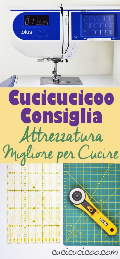 Cerchi consigli su attrezzatura per cucire meglio? Ecco le macchine, accessori, stoffe e libri migliori per avere i risultati migliori! www.cucicucicoo.com